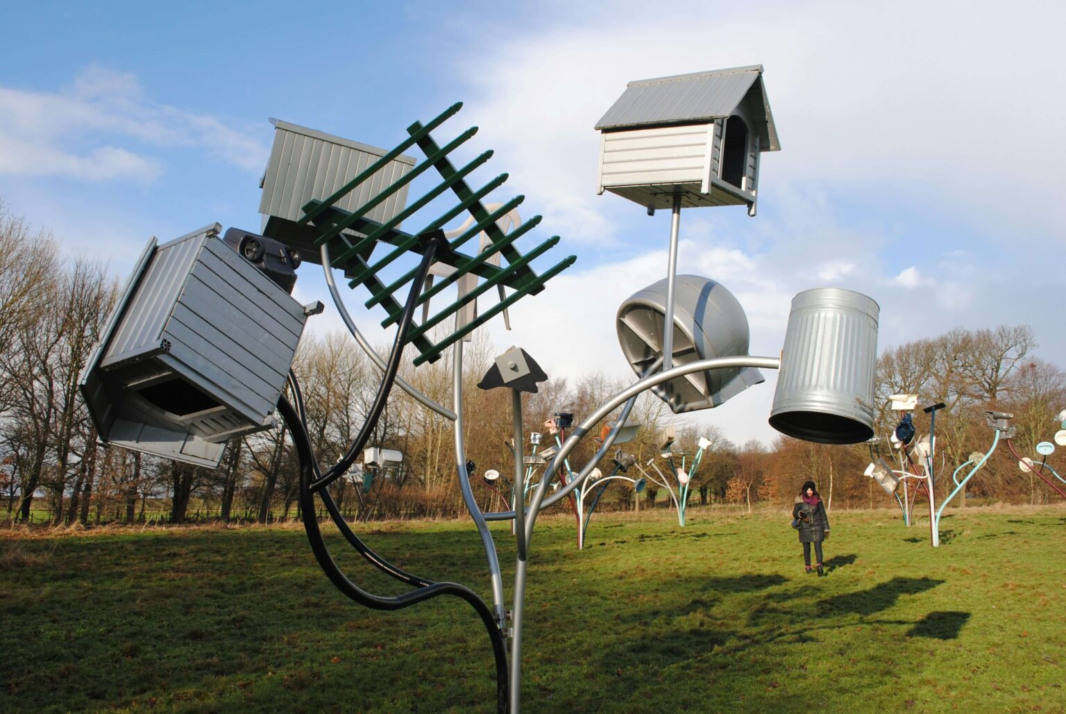 Yorkshire Sculpture Park featuring outdoor artworks set within natural landscapes.