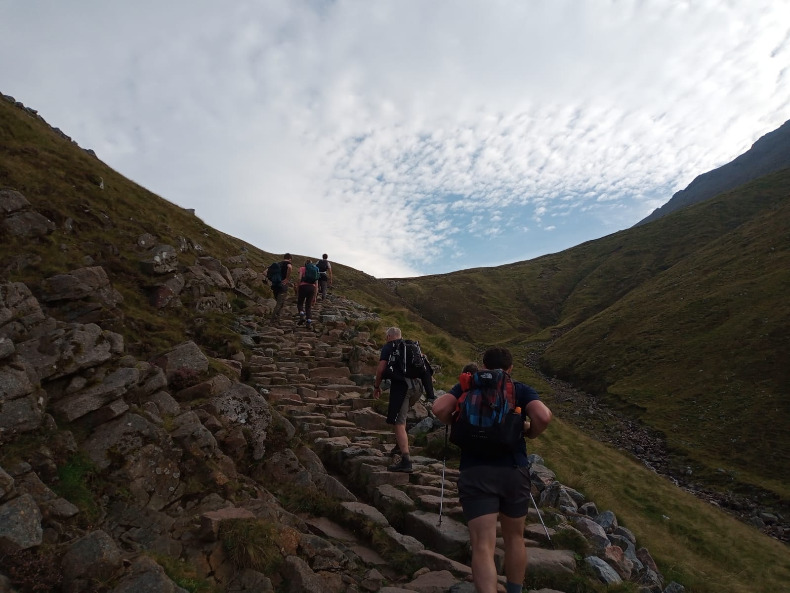 The most accessible route is the Mountain Path which begins at Glen Nevis visitor centre car park.