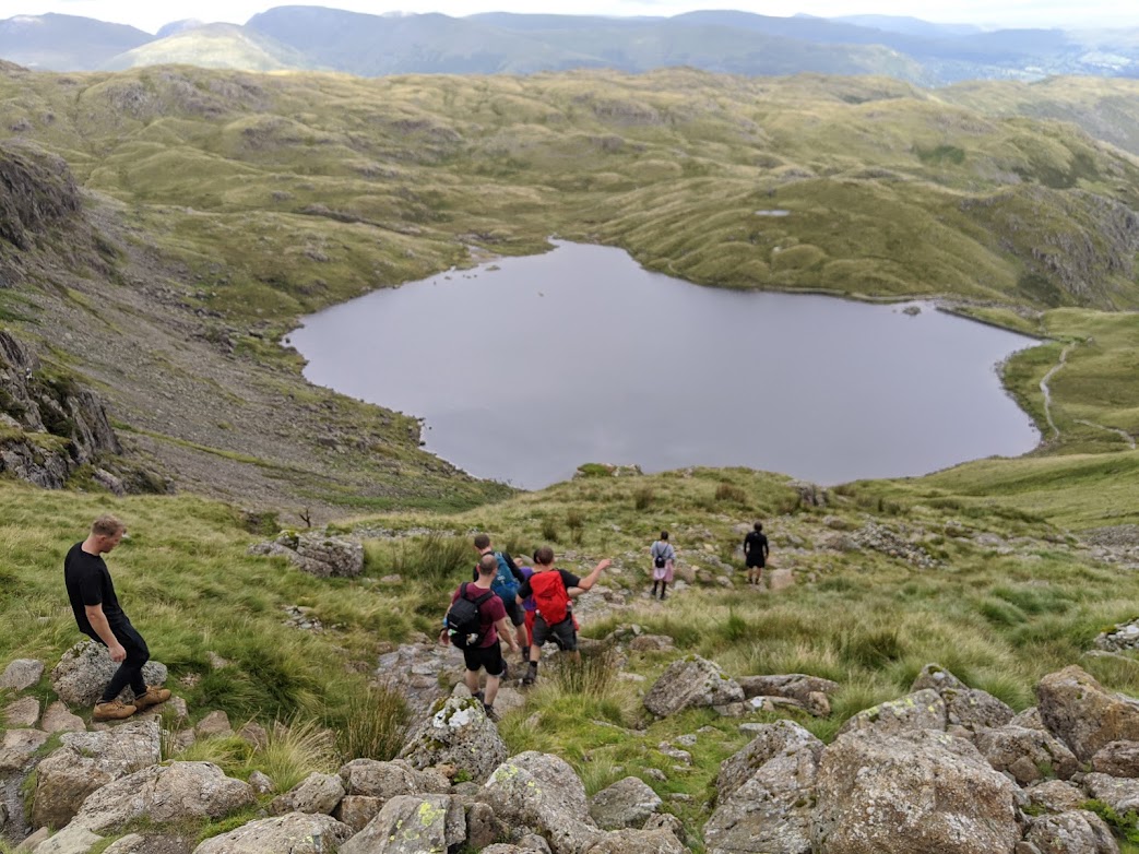 it’s imperative that you don’t stray off the established climb!