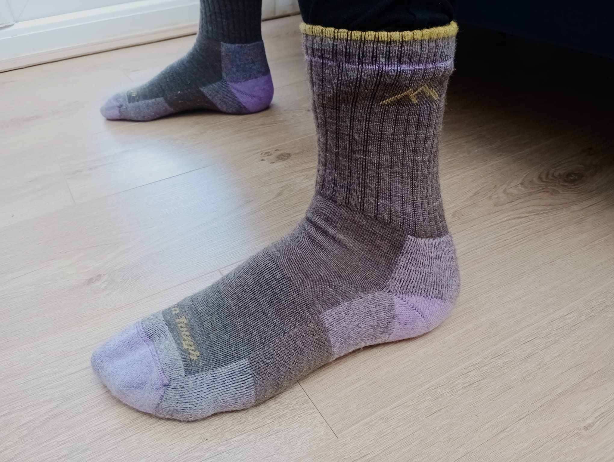 Our preferred sock is the Midweight Micro Crew due to its year round versatility.